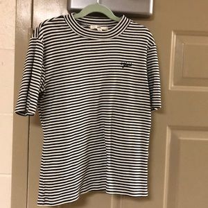 Vans Striped top black and white